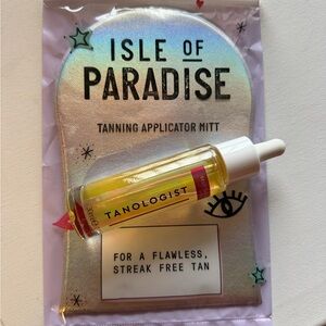 Isle of Paradise Holographic Tanning Mitt with Tanologist Drops